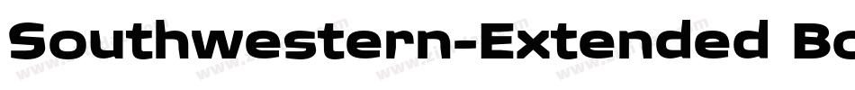 Southwestern-Extended Bold字体转换